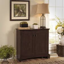 Bush Furniture Buena Vista Small Storage Cabinet With Doors In Cherry My13896 03