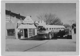 Old Bus Depot Bus Station Hometown Cushing