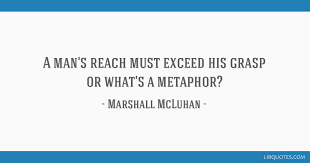 A Man S Reach Must Exceed His Grasp Or What S A Metaphor