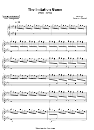 The Imitation Game Piano Sheet Music Sheetmusic Free Com