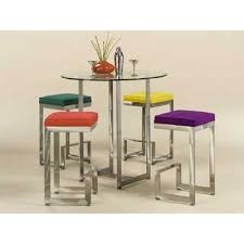 17 stories bar table set is sold with a counter height table and 2 pub chairs, so just invite your friend to join your dining time. Counter Height Table Set Glass Contemporary Pub Table Set By Johnston Casuals