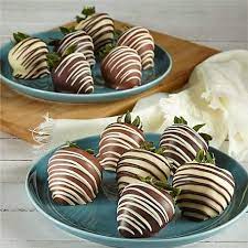 Includes 12 strawberries dipped in belgian milk, dark and white chocolate. Chocolate Covered Strawberries Delivery Send Dipped Berries From Ftd
