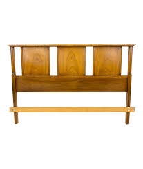 Depending on the condition, many vintage pieces have resale value. Dixie Mid Century Full Size Walnut Headboard
