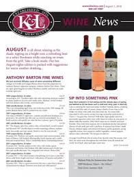 Aromas of wild strawberry, pomegranate, cranberry, savory dried herbs, violet and forest floor lift elegantly from the glass. August 2010 K L Wine Merchants