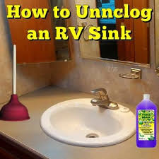 my 5th wheel trailer sink won't drain