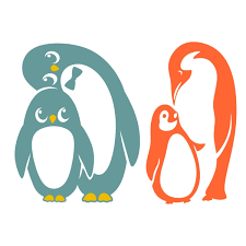 Download Happy Penguins Cuttable Design
