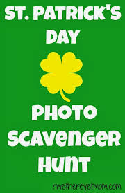 Patrick's day binoculars that miss 4 and i made the other day. St Patrick S Day Scavenger Hunt R We There Yet Mom