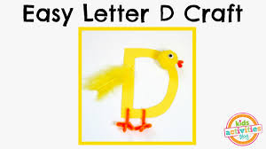 Letter d activities for preschool. Easy Letter D Craft Preschool Alphabet Resource Youtube