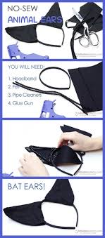 How To Make Easy No Sew Animal Ears 5 Minutes For Mom Animal Costumes For Kids Cat Costume Kids Cat Halloween Costume