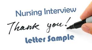 When to send an after interview thank you note. Nursing Interview Thank You Letter Sample How To Write Guide Interview Questions For Nurses