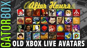 Ive been recreating some of the old xbox 360 gamerpics as well heres what ive got so far. Old Xbox Live Avatars Gatorbox After Hours Youtube
