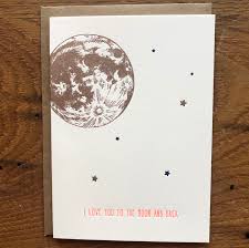 I Love You To The Moon And Back Letterpress Card 0213 Lark Press The origin of i love you to the moon and back. i love you to the moon and back letterpress card 0213 lark press