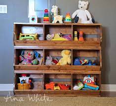 Build A 1x12 Wood Bulk Bins Free And Easy Diy Project And Furniture Plans Diy Toy Storage Toy Storage Furniture Toy Rooms