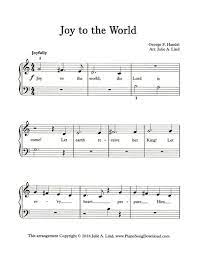 Learn what different musical symbols, abbreviations, and terminology mean when it comes to playing piano. Joy To The World Free Easy Piano Sheet Music With Lyrics
