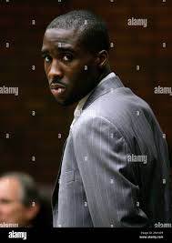 Nathaniel Abraham, 22, appears in 50th District Court in Pontiac, Mich.,  Tuesday, June 10, 2008. Judge Michael Martinez will consider easing bond  requirements for Abraham, who was arrested May 30 in Pontiac,