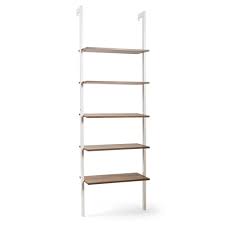 Free shipping on orders $35+. 5 Shelf Wood Ladder Bookcase With Metal Frame