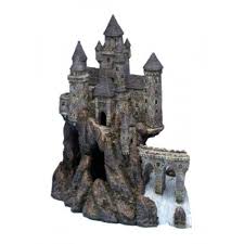 Aqua Ornament Castles Penn Plax Super Castle A Blue Ribbon Aquarium Decorations Fish Tank Castle Decor