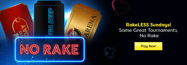 Rakeless Sundays Poker Tournament Casino Bet Sunday