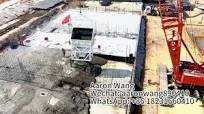 Hydraulic Laydown Concrete Bucket Square Horizontal Concrete Kibble, Concrete Grout Skip
