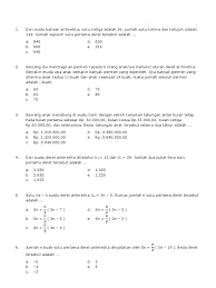 Contoh soal baris dan deret. Soal Pembahasan Baris Dan Deret Pdf