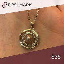 Vantel Pearls Center Of My Universe Necklace Necklace Pearl Jewelry Necklace Womens Jewelry Necklace