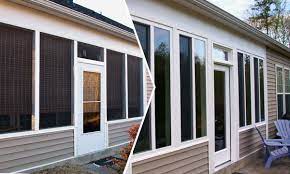 Vaulted ceilings in the cathedral room deliver an open. Converting Screened Porch To Sunroom Best Sunroom Ideas