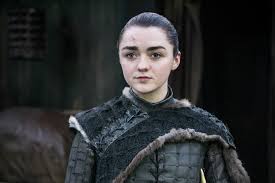 Maisie Williams as Arya Stark in Game of Thrones