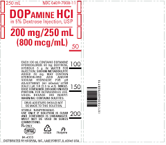 Dopamine Hydrochloride Rx Onlyin 5 Dextrose Injection Usp