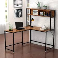 As the name suggests, designer tables are individually made in order and cannot be found randomly. 55 Inch L Shaped Corner Computer Desk With Hutch On Sale Overstock 26029854