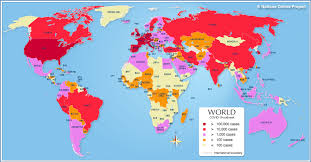 ️ interactive map of the world. Worldmap Of Covid 19 2019 Ncov Novel Coronavirus Outbreak Nations Online Project