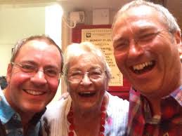 Great to catch up with Dottie Wayne, who we call The World's Best Whistler,  at the Club for Acts & Artists in Convent Garden. Dottie was having a party  to mark her