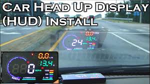Car Head Up Display A8 5 5 Obdii Hud Review And Install Gearbest Youtube