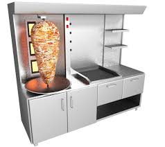 Shawarma Grill 3d Foods Cgtrader