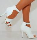 White ladies heels