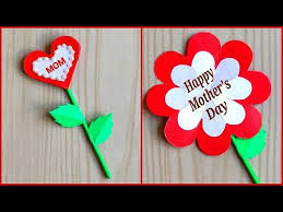Whether you want to copy this one exactly or create your own design, your mom is sure to appreciate the extra effort you put into it. Mother S Day Card Making Very Easy Handmade Easy And Beautiful Card For Mother S Day Youtube
