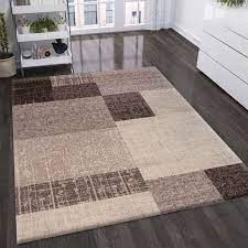 The celadon chairs and light celadon walls contrast delightfully with the espresso coffee table. Livingroom Bedroom Rug Modern Design Carpet Short Pile Tiled Patterns In Brown Beige S9473 Ceres Webshop