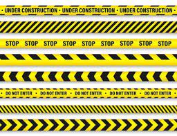 Yellow And Black Barricade Construction Tape Police Warning Line Brightly Colo Ad Construction T Illustration Vector Illustration Digital Illustration