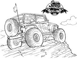 In the beginning, jeep was a car that was devoted to producing army cars. Jeep On Mountain Coloring Pages Jeep Coloring Pages Jeep Drawing Jeep Art