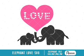 Free Free 299 Elephant Love Svg SVG PNG EPS DXF File