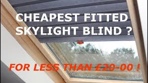 Combining windows and skylights can give you the best of both worlds. Cheap And Very Cheerful Schottis Skylight Window Blind Simple Diy Home Project Youtube