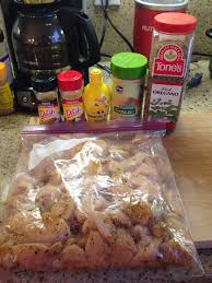 Marinating Chicken Before Cooking It On The Stove Top Salt Free Mrs Dash Lemon Juice And Oregano Yummy Food Healthy Cooking Yummy Food