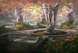 The Garden By Minnhagen Fantasy Garden Art The Garden By Minnhagen On Deviantart Fantasy Concept Art Fantasy Art Fantasy Landscape