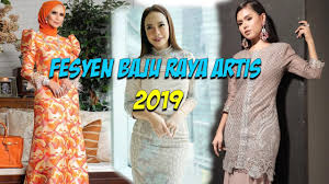 Tak lama lagi nak raya. Fesyen Baju Raya Artis 2019 Youtube