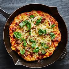 Cast Iron Pizza With Fennel And Sausage Recipe Cast Iron Pizza Cast Iron Pizza Recipe Pizza Recipes