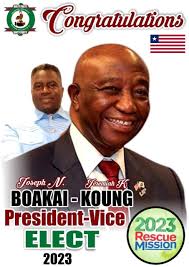 President Joseph Boakai is the first president ever to hold a press  conference at the Ministry of Information. What is unfolding in our country  is a clear definition of good governance and