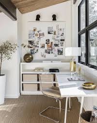 New House Floor Plan Priority Wishlist Bright Neutral Office Space With Brass Gold Accents And Light Wood Tones Nina Will Home Office Design Home Office Decor Home Office Organization