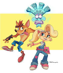 Crash And Coco Bandicoot With A New Mask From Crash Bandicoot 4 It S About Time In 2020 Crash Bandicoot Characters Crash Bandicoot Bandicoot