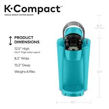 ( 0.0 ) out of 5 stars current price $17.04 $ 17. Keurig K Compact Single Serve K Cup Pod Coffee Maker Turquoise Blue Walmart Com Walmart Com
