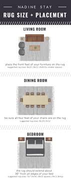 Ideally, you do not want your chair coming off the rug every time you sit down. Rug Size Placement Guide Nadine Stay