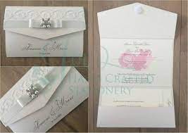 Ivory Pocket Fold Wedding Invitation With Lace And Embellishment Www Jenshandcraftedsta Pocket Wedding Invitations Wedding Invitations Wedding Invitations Diy